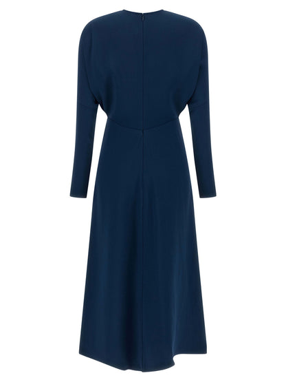 Victoria Beckham Dolman Dress Blue