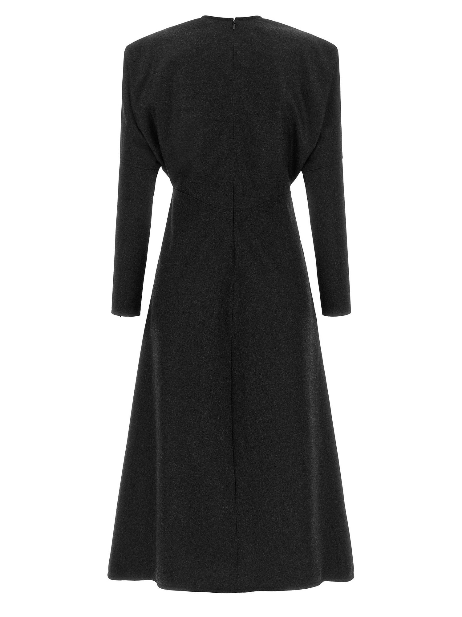 Victoria Beckham Dolman Dress Gray
