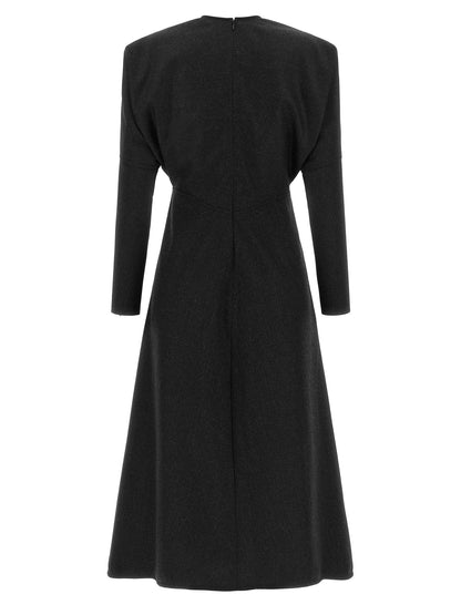 Victoria Beckham Dolman Dress Gray
