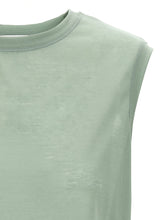 Victoria Beckham Logo Embroidery Top Green