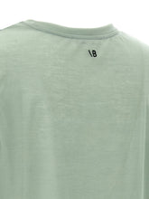 Victoria Beckham Logo Embroidery Top Green