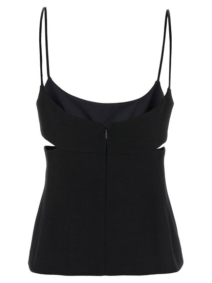 Victoria Beckham Cut-out Cami Top Black