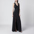 Victoria Beckham Long Jersey Dress With Slit Black