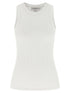 Victoria Beckham Rib Tank Top White