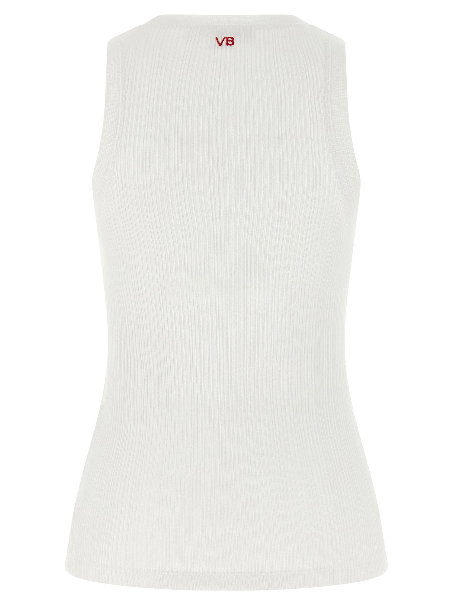 Victoria Beckham Rib Tank Top White