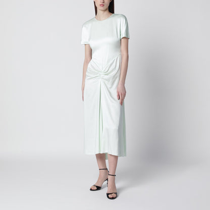 Victoria Beckham Blaire Midi Jersey Dress Green