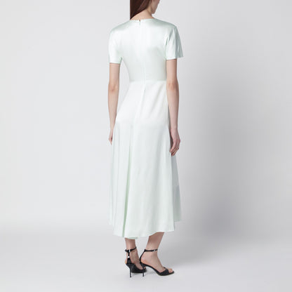 Victoria Beckham Blaire Midi Jersey Dress Green