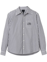 Marc Jacobs Vertical Stripe Cotton Shirt Black