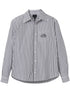 Marc Jacobs Vertical Stripe Cotton Shirt Black