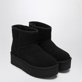 Ugg Classic Mini Platform suede boots black