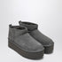Ugg Classic Ultra Mini Platform Sheepskin Ankle Boots Grey