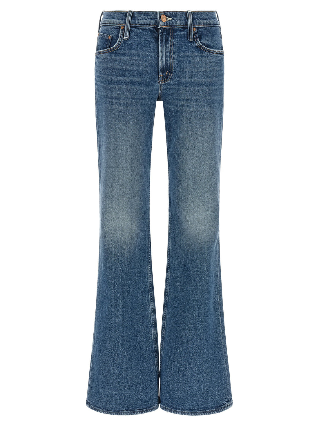Mother The Jinx Heel Jeans Blue