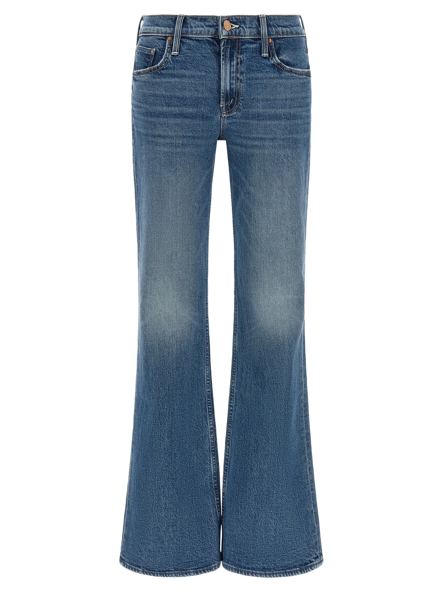 Mother The Jinx Heel Jeans Blue