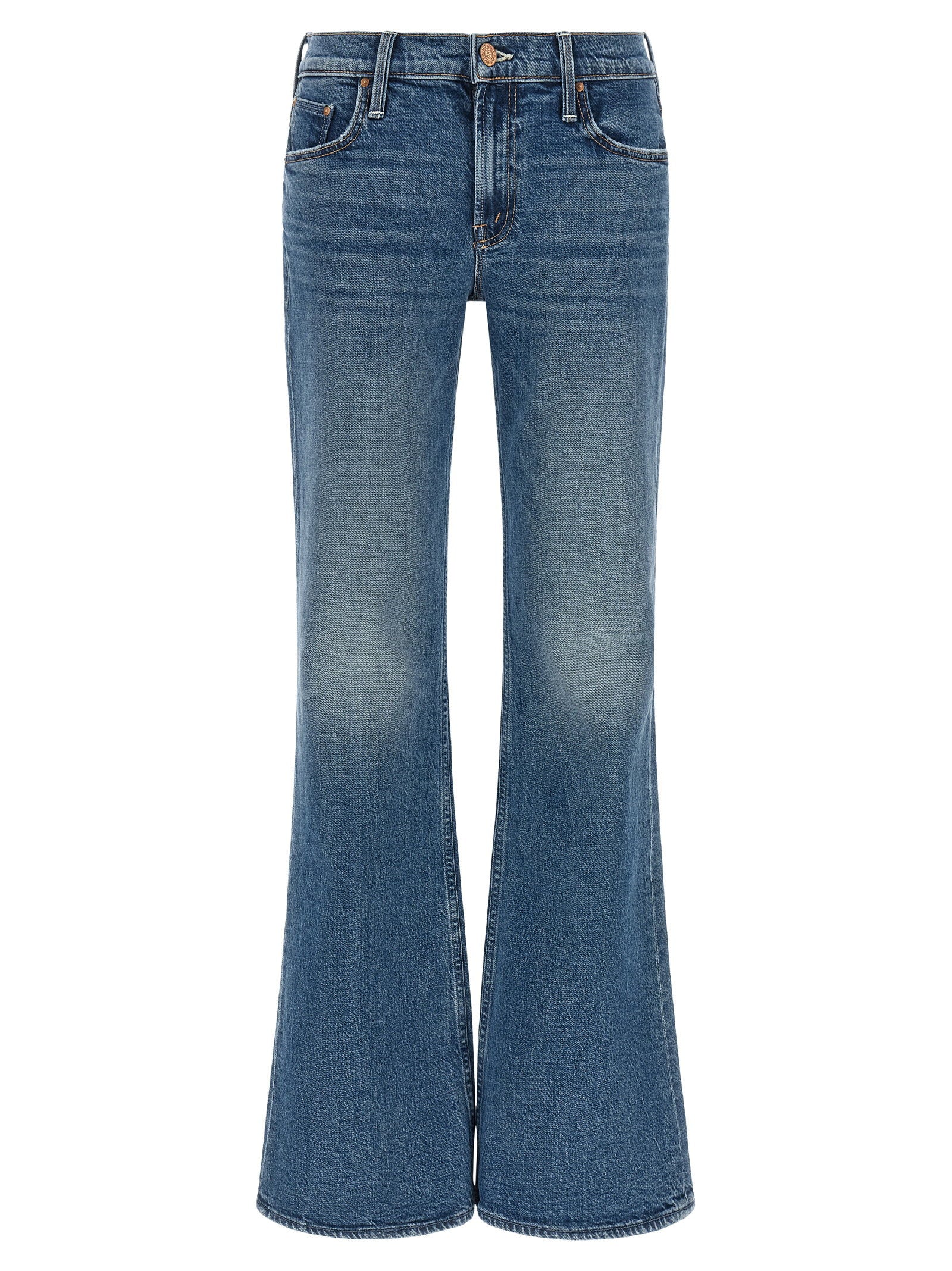 Mother The Jinx Heel Jeans Blue