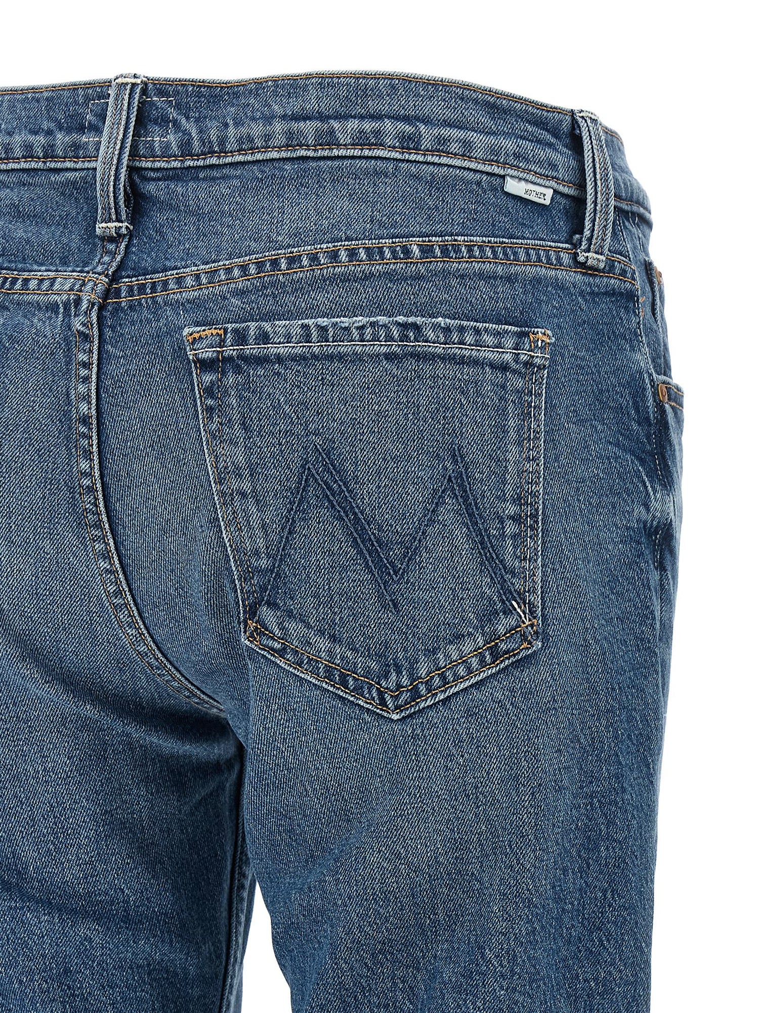Mother The Jinx Heel Jeans Blue