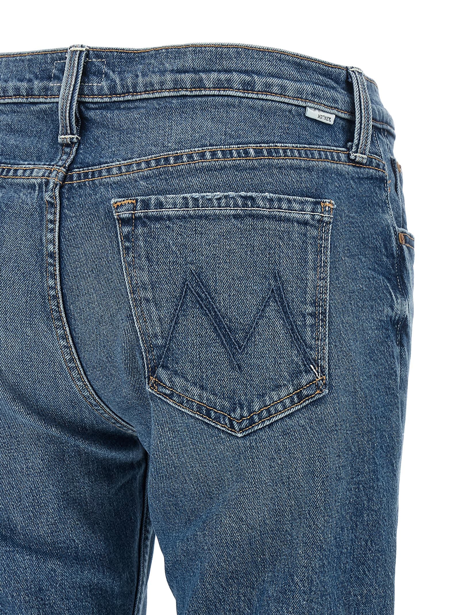 Mother The Jinx Heel Jeans Blue