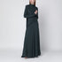 Rotate Long Green Dress With Rhinestones