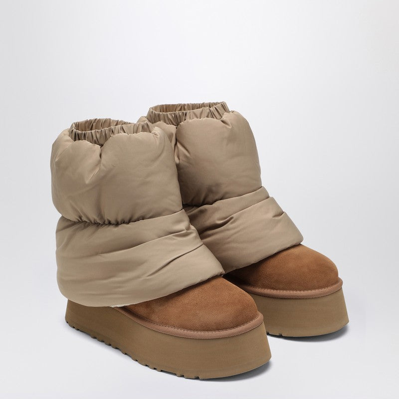 Ugg Classic Mini Dipper suede ankle boots brown