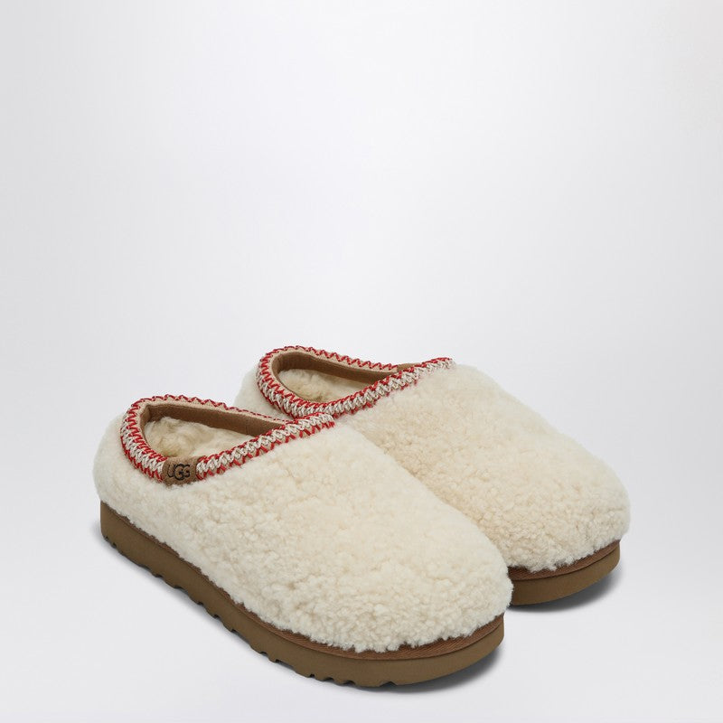 UGG Tasman Maxi Curly natural-coloured slipper Ivory