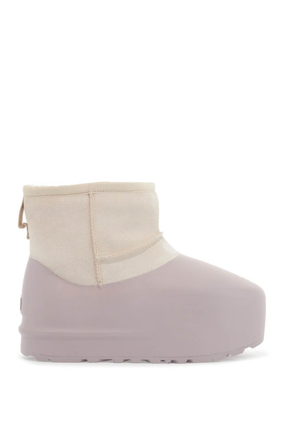 Classic mini pumped molded ankle boots