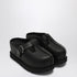 Ugg Goldenstar Hi Mules Leather Platform Black