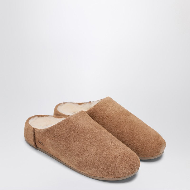 Ugg Slip-on Elea Suede Shearling Sneakers Brown