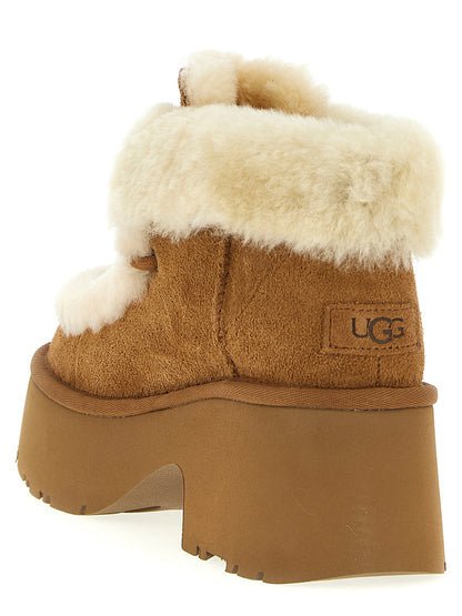 UGG Esmee Lace Up Ankle Boots Brown