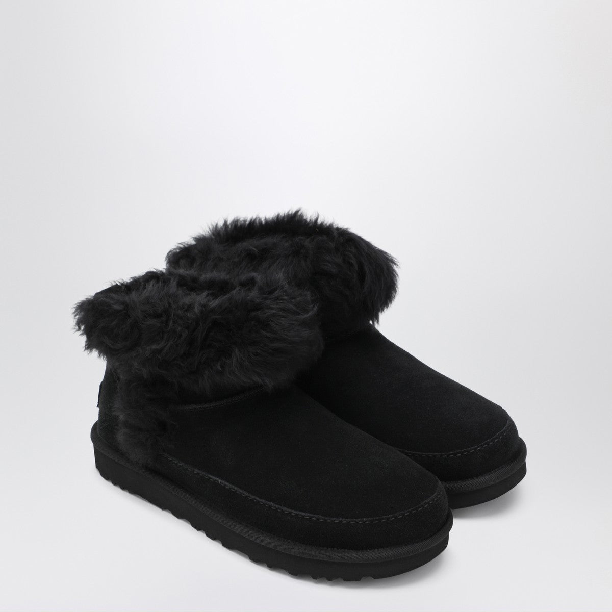 Ugg Classic Ultra Mini Chalet suede boots Black