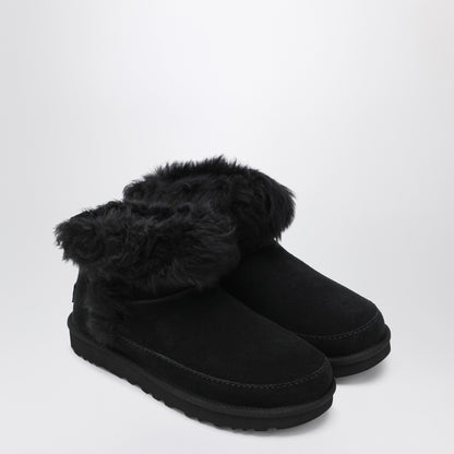 Ugg Classic Ultra Mini Chalet suede boots Black
