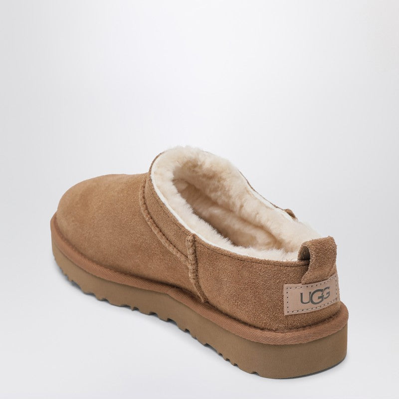 Ugg Micro Suede Ankle Boots in Chestnut Brown brown