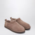Ugg Micro Rocky Oak Reversed Shearling and Suede Ankle Boots Grey