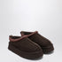 Ugg Brown Suede Tazz Platform Slippers Brown