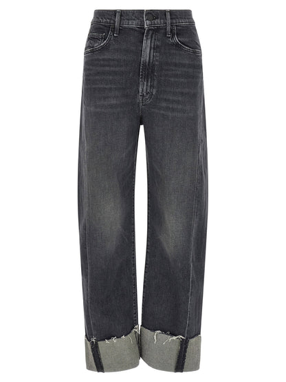 Mother The Half Pipe Cuff Jeans Gray