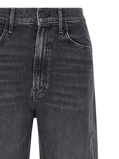Mother The Half Pipe Cuff Jeans Gray