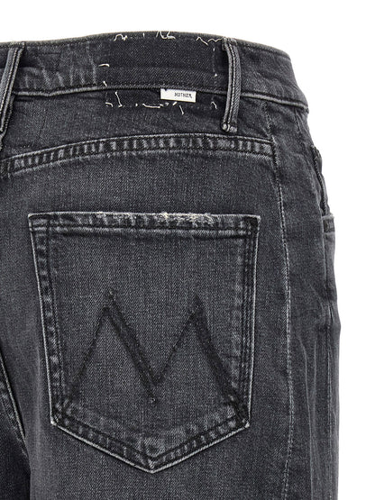 Mother The Half Pipe Cuff Jeans Gray