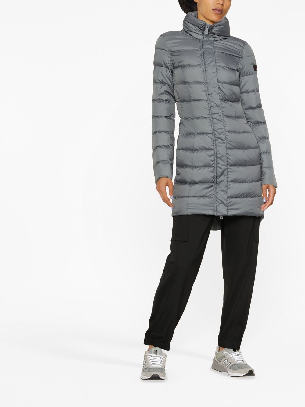 Manteau en duvet gris clair