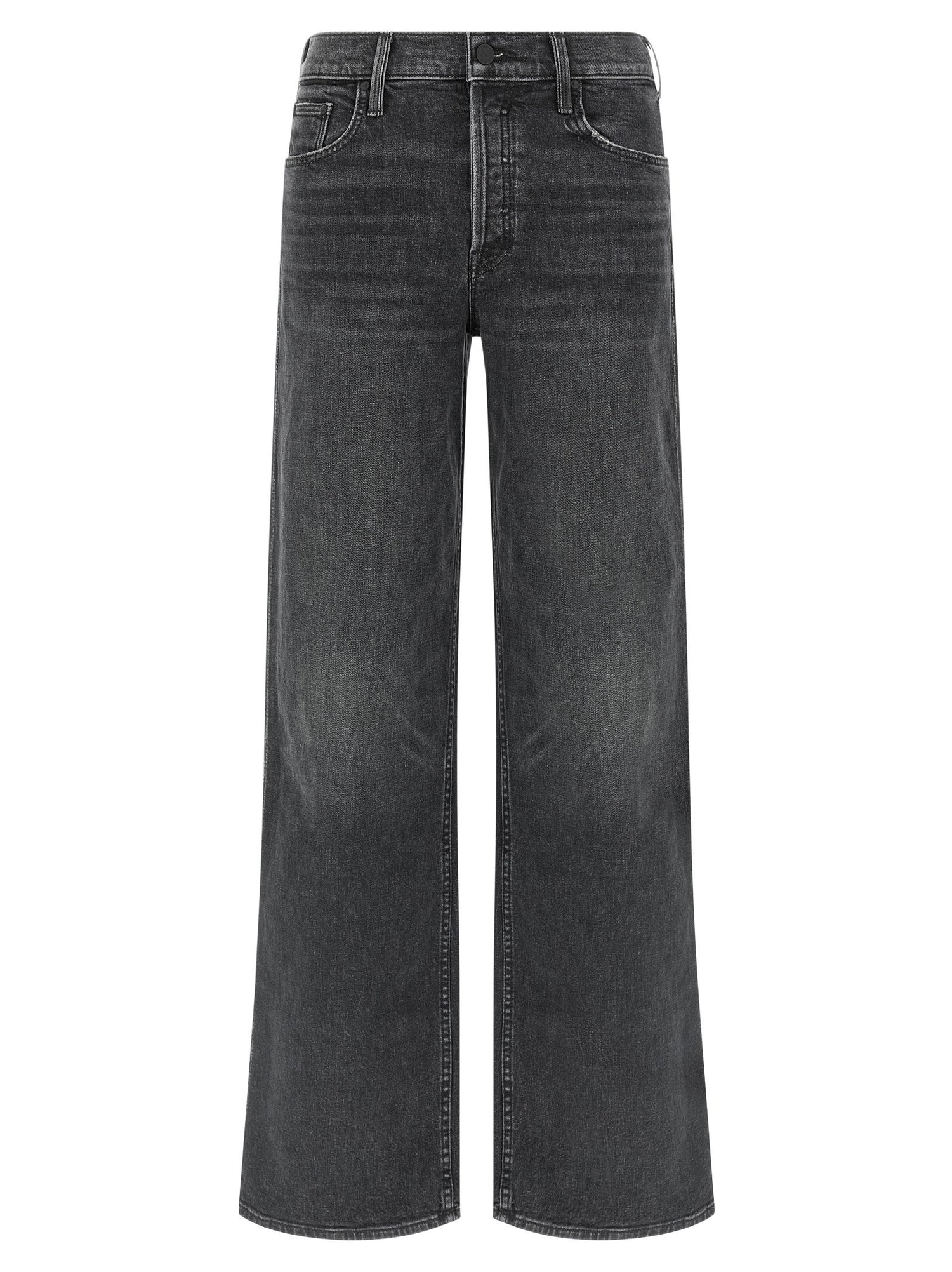 Mother The Smoothie Sneak Jeans Black