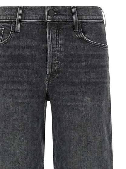 Mother The Smoothie Sneak Jeans Black