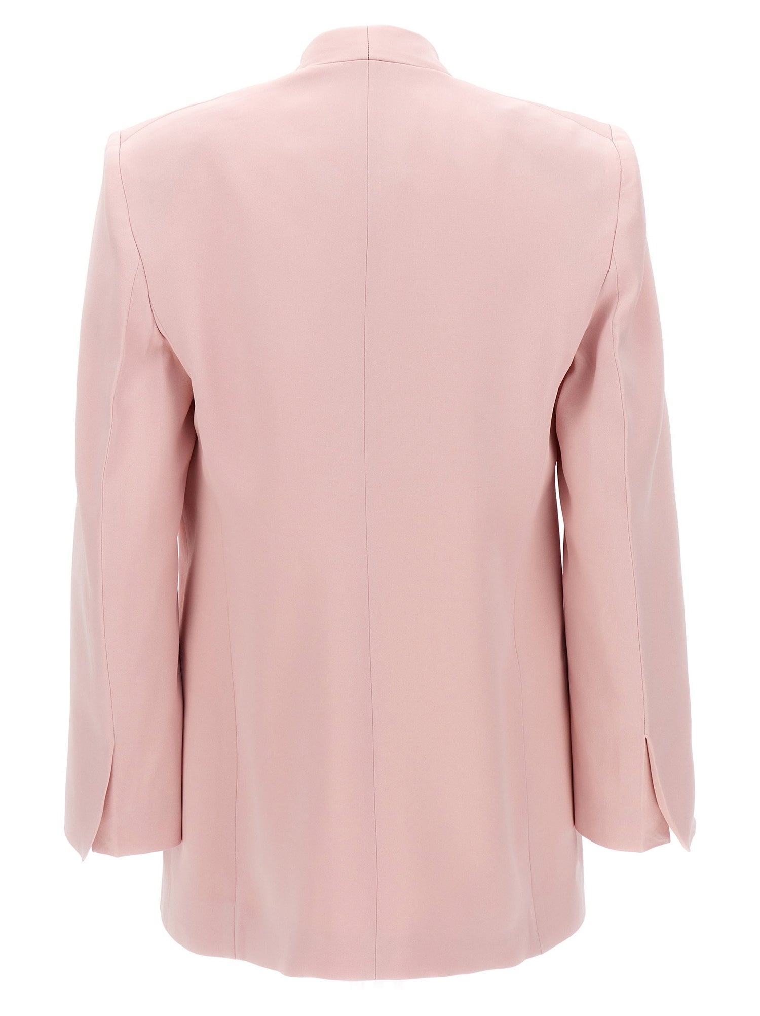 Victoria Beckham Single-breasted Blazer Jacket Pink