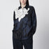 Victoria Beckham Floral Pattern Navy Shirt Blue