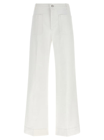 Victoria Beckham Alina Jeans White