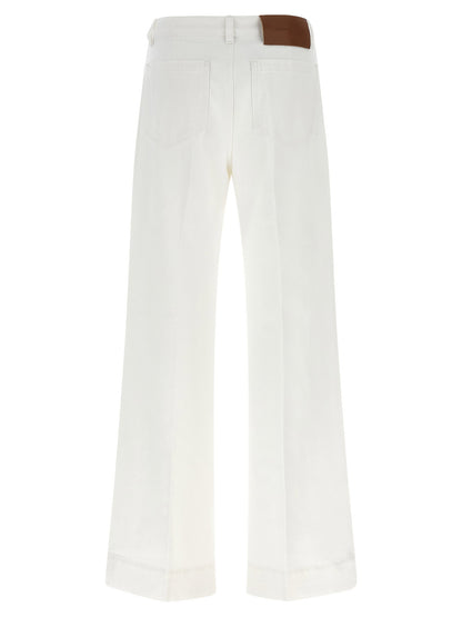 Victoria Beckham Alina Jeans White