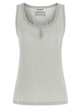 Victoria Beckham Split Tank Top Gray