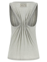 Victoria Beckham Split Tank Top Gray