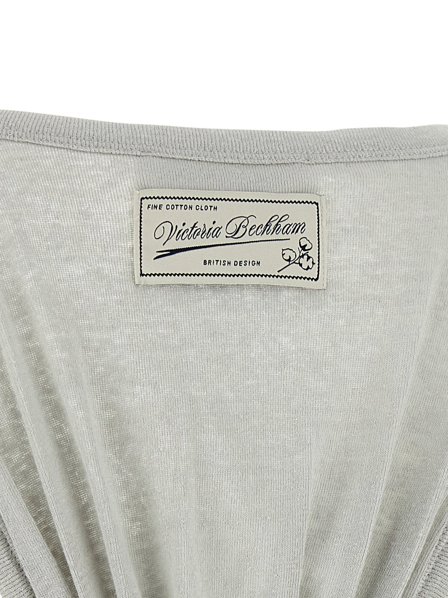 Victoria Beckham Split Tank Top Gray