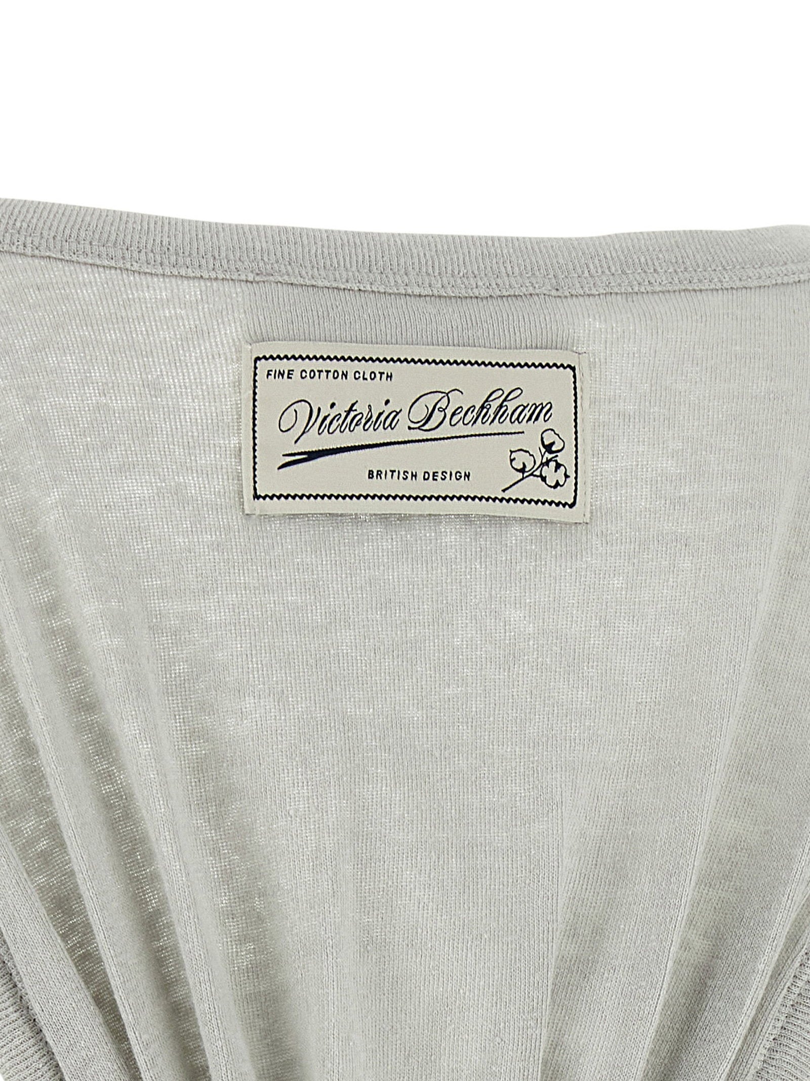 Victoria Beckham Split Tank Top Gray