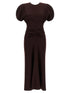 Victoria Beckham Bela Dress Bordeaux