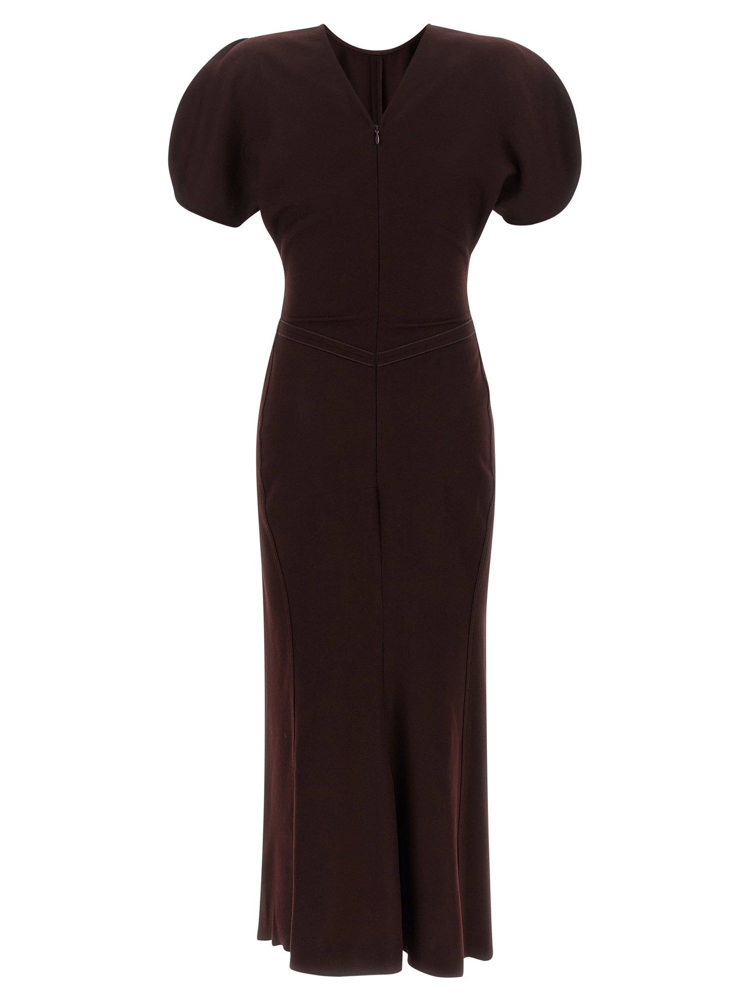 Victoria Beckham Bela Dress Bordeaux