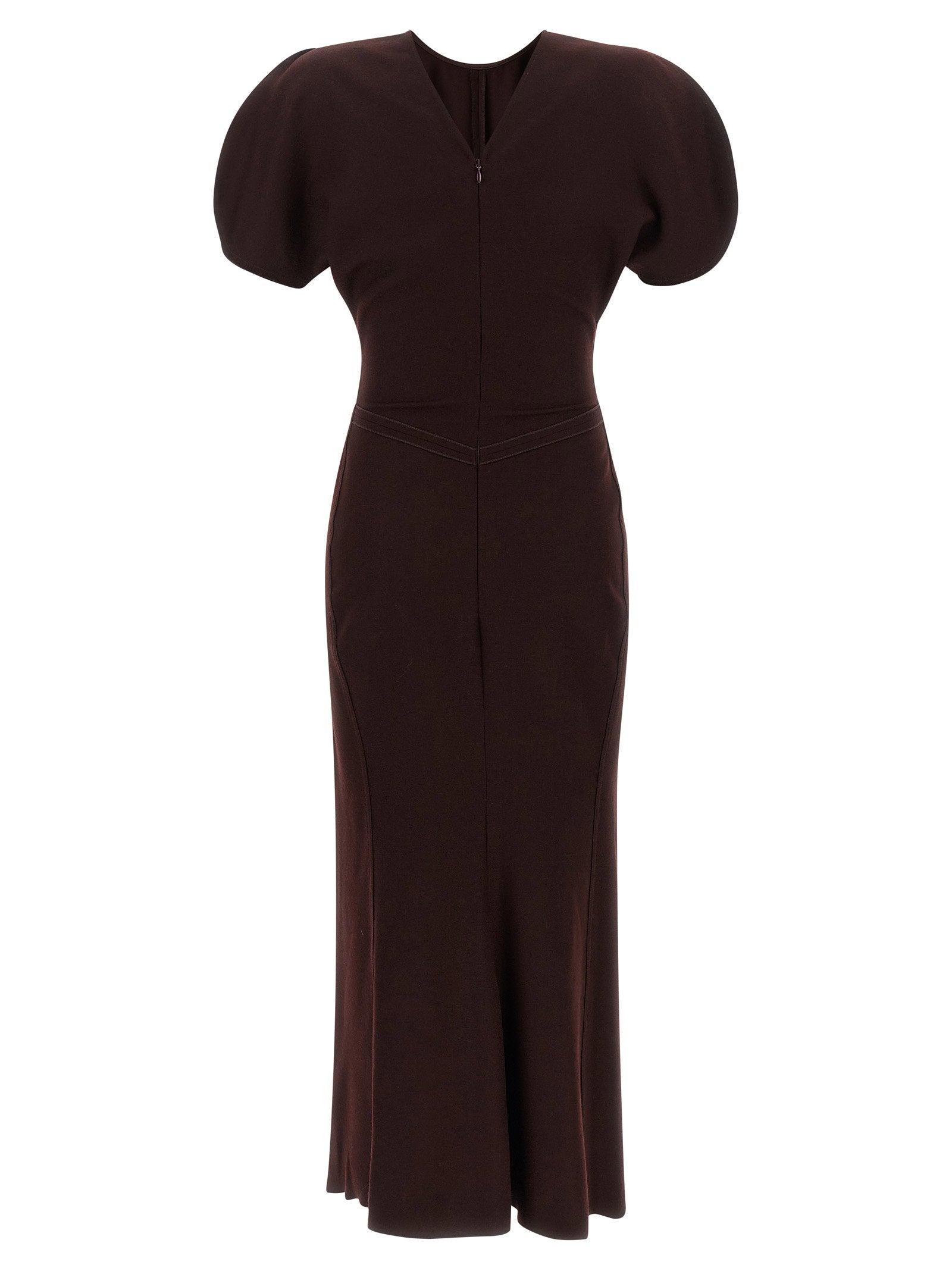 Victoria Beckham Bela Dress Bordeaux