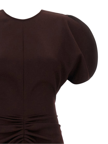 Victoria Beckham Bela Dress Bordeaux